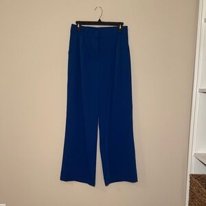 Contemporary High-Rise Wide-Leg Palazzo Pants in blue